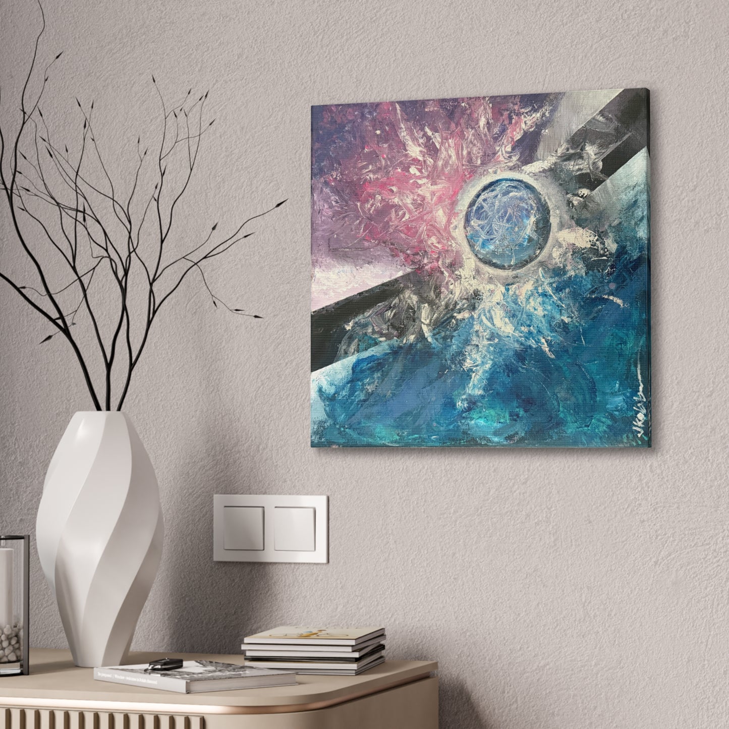 Meta Nucleus Canvas Print Wall Art