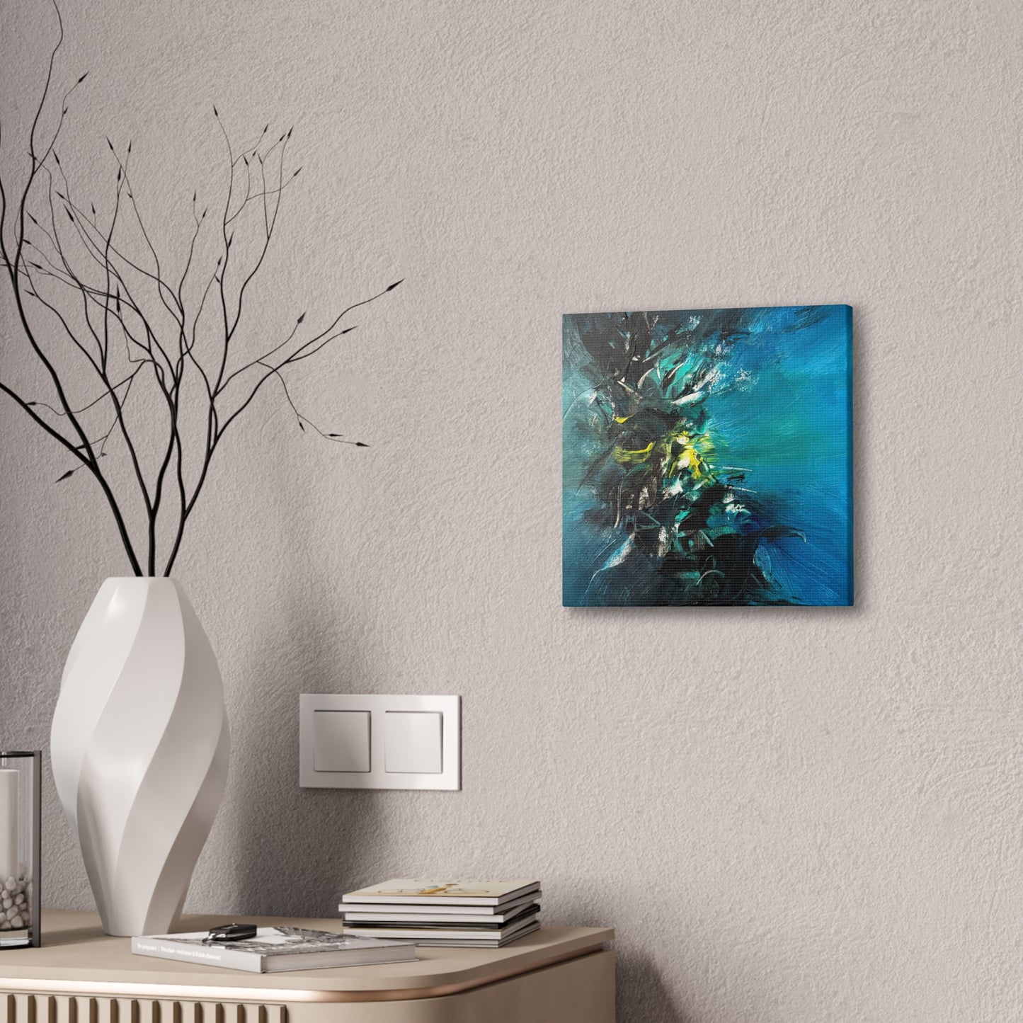 Spontaneous Nuclear Implosion Canvas Print Wall Art