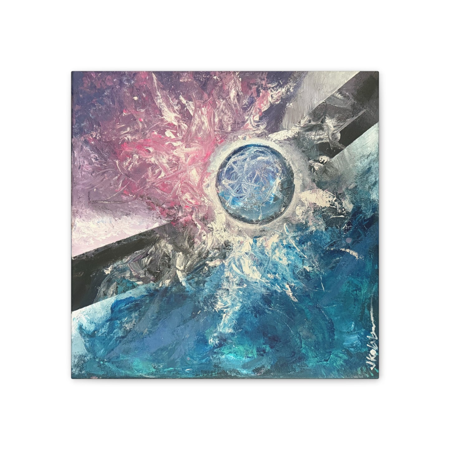Meta Nucleus Canvas Print Wall Art