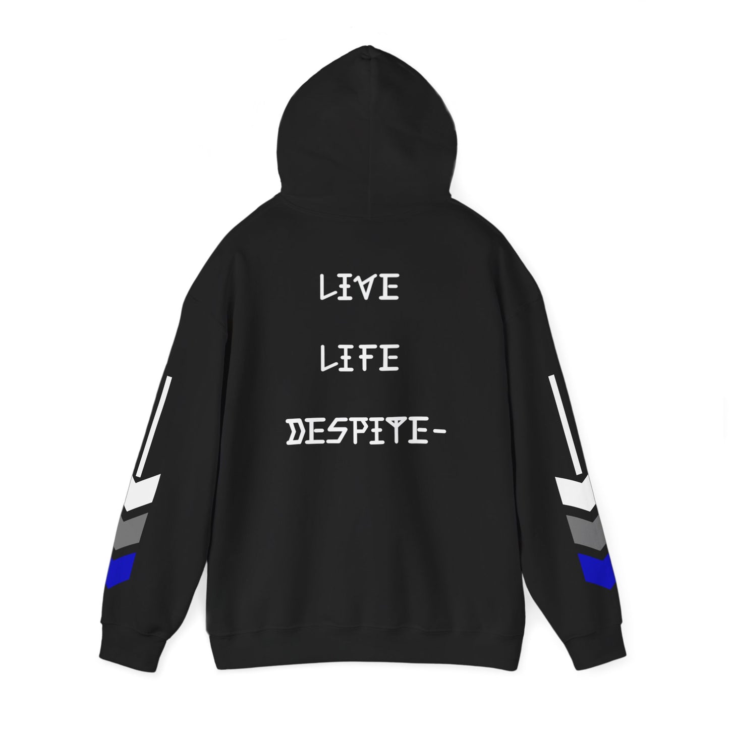 LIVE LIFE DESPITE- JK DRIVE HOODIE (BLACK)