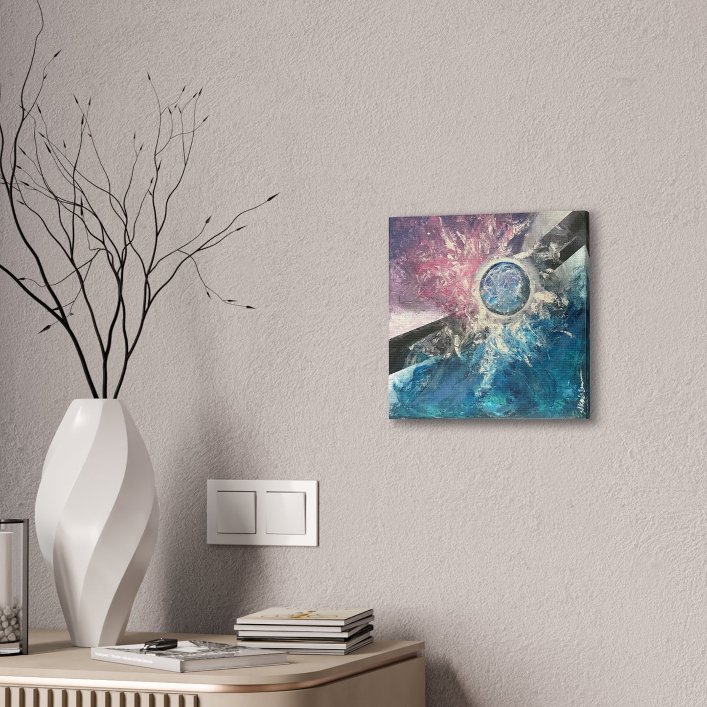Meta Nucleus Canvas Print Wall Art